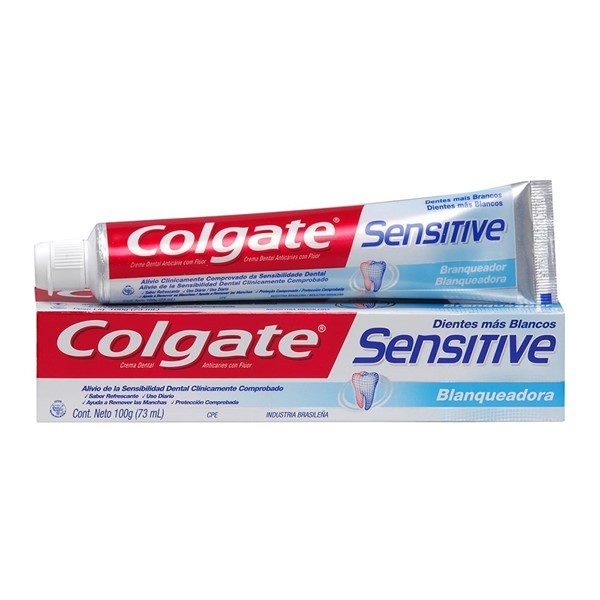 Colgate Crema Dental Sensitive Blanqueadora 100 gr