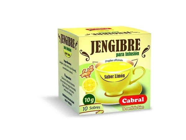 Cabral te Jengibre Con limon 10 sobres #1