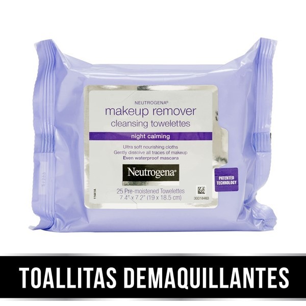 Neutrogena Toallas Desmaquillantes Night Calming (25 Unidades)