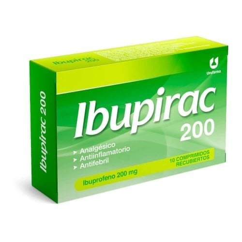 Ibupirac 200 mg | 10 comprimidos | Ibuprofeno #1