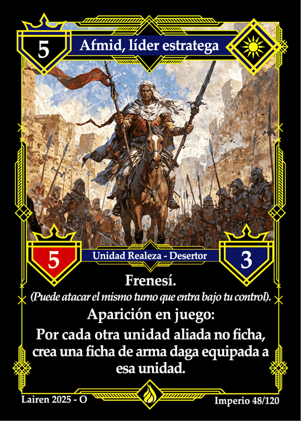 048 Afmid, Lider Estratega Precon Enano/Desertor - Coste 5