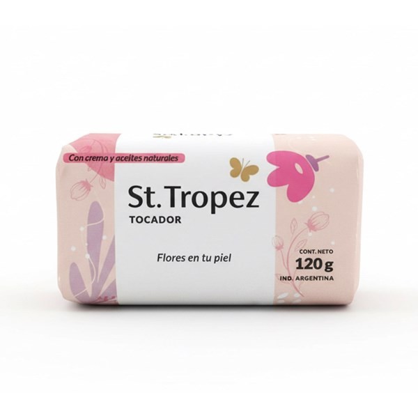 Jabón de Tocador St Tropez Flores en Tu Piel 120 Grs #1