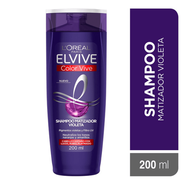 Shampoo Elvive Purple Matizador 200ml