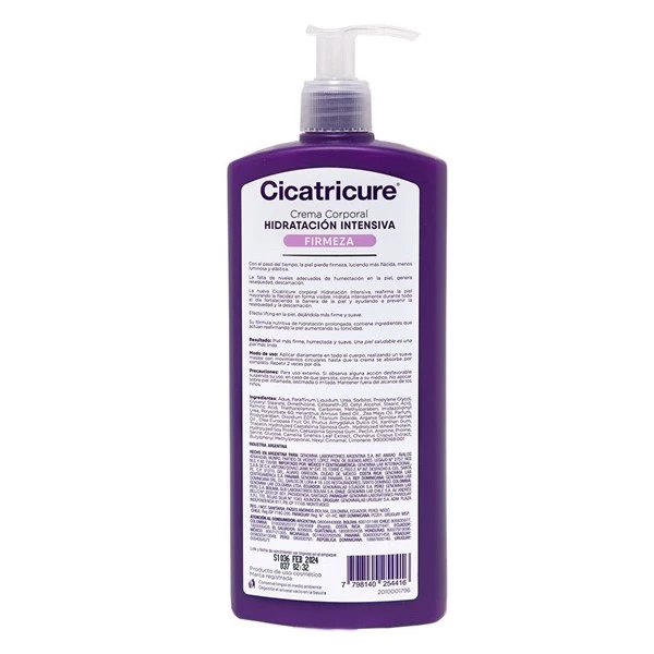 Cicatricure Crema Corporal Hidratación Intensa-Firmeza 400 ml alt