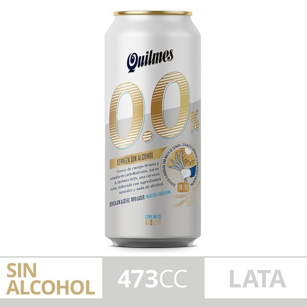 Cerveza Blanca Quilmes Sin Alcohol 473 cc. 1 U. #1