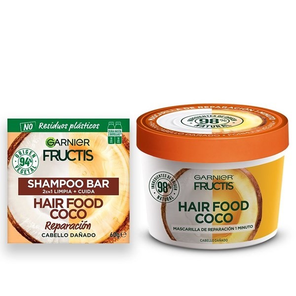 Fructis Combo Shampoo Sólido Coco + Crema Tratamiento #1