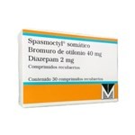 Siegfried Spasmoctyl Somatico 40 Otilonio,Bromuro + Diazepam x 30 Comp Recubiertos #1