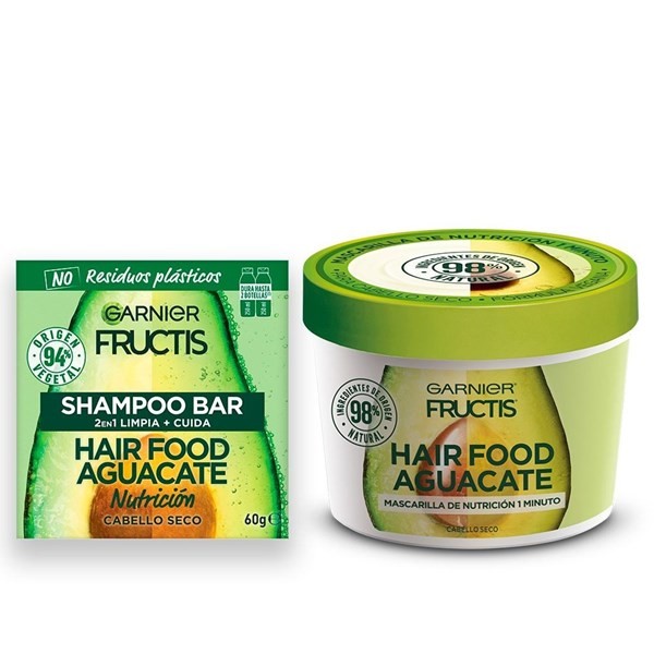 Fructis Combo Shampoo Sólido Aguacate + Crema Tratamiento #1