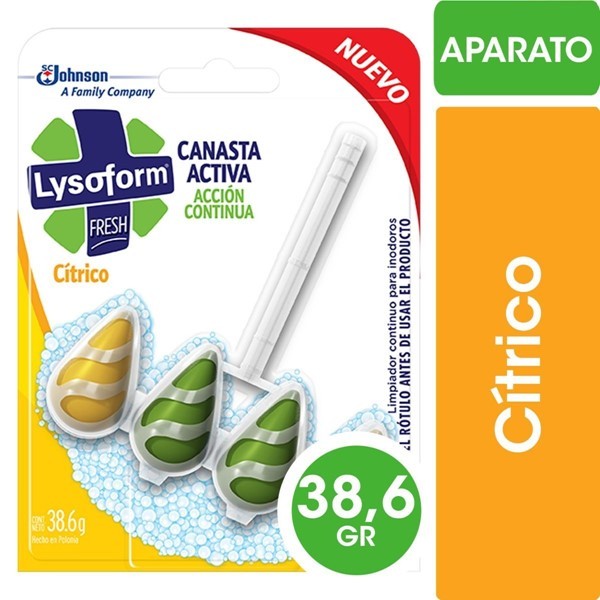 Lysoform Limpiador Inodoro Canasta Solida Citrus #1