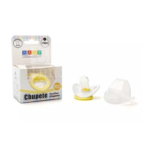 Baby Innovation Chupete Fisiologico Premium m de 6 a 18 meses Amarillo