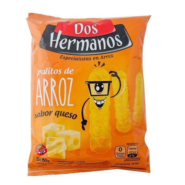 Snack Dos Hermanos Queso 80 Gr #1