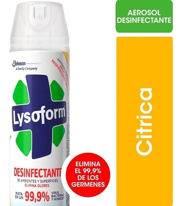 Lysoform Aerosol Desinfectante Cítrica x 360 ml #1