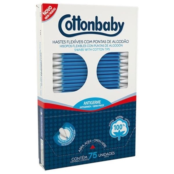 Cottonbaby Cotonetes | 75 unidades