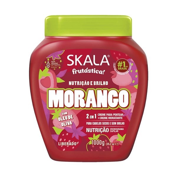 Skala Crema Tratamiento 2 en 1 Frutastica Morango 1000 gr #1
