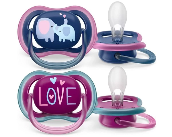 Avent Chupete Ultra Air Deco 18 +m Elefante Y Love