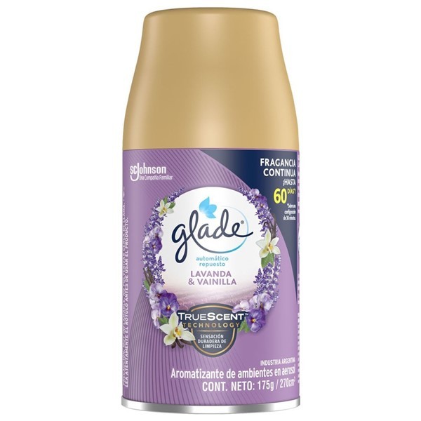 Aromatizante De Ambientes Automático Glade Lavanda Y Vainilla Repuesto 175gr alt