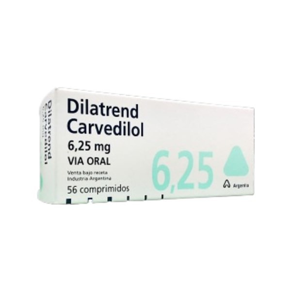 Siegfried Dilatrend Carvedilol 6.25 Mg x 56 Comp Ranurados #1