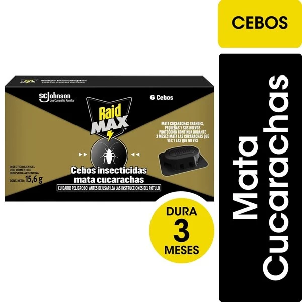 Raid Cebo Cucarachicida Max