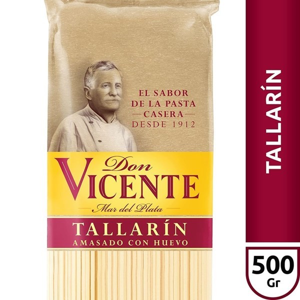 Fideos Al Huevo Tallarín Don Vicente X500 Gr #1
