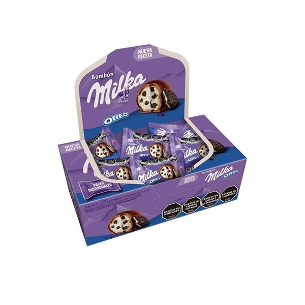 Bombón de Chocolate Con Leche Milka Con Oreo x 13 19 grs #1
