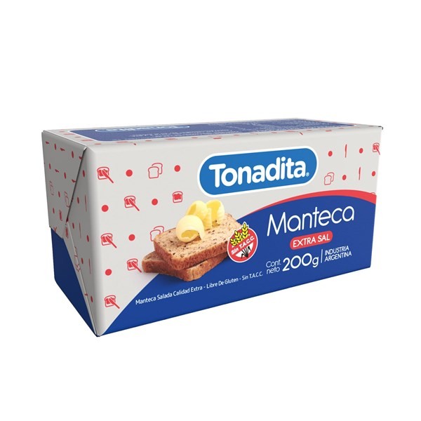 Manteca Tonadita Extra Sal 200 g. #1