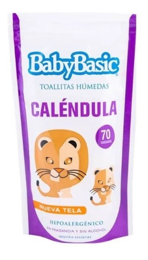 Baby Basic Toallitas Húmedas Caléndula Repuesto 70 Unidades