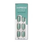 Uñas Postizas Press On Impress Color Manicure New Going Green #1