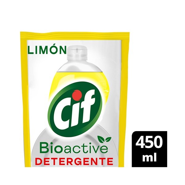 Detergente Cif Bioactive Limón Repuesto 450 Cc. #1