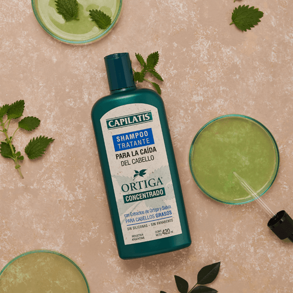 Capilatis Shampoo Ortiga Concentrado Para Cabellos Grasos 420 ml alt