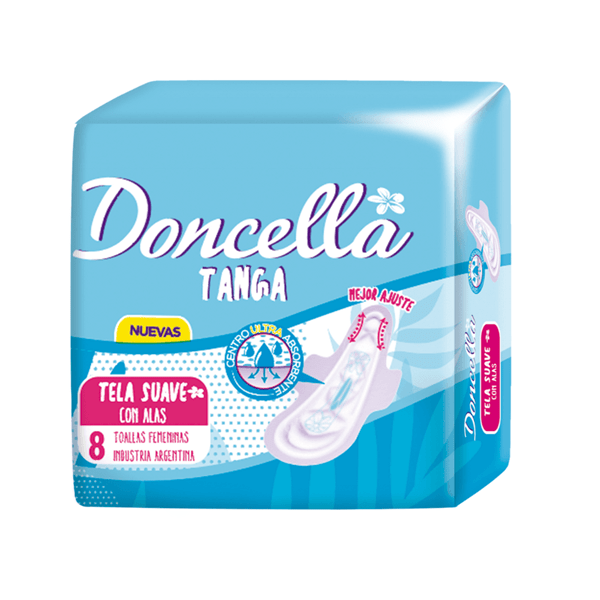 Doncella Toallitas Con Alas Tanga (8 Unidades)