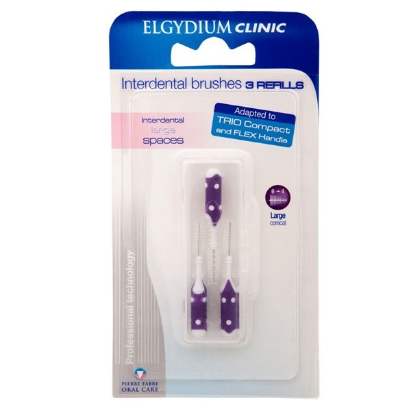 Elgydium Repuesto Cepillo Interdental Flex Trio Large 6-5 Mm