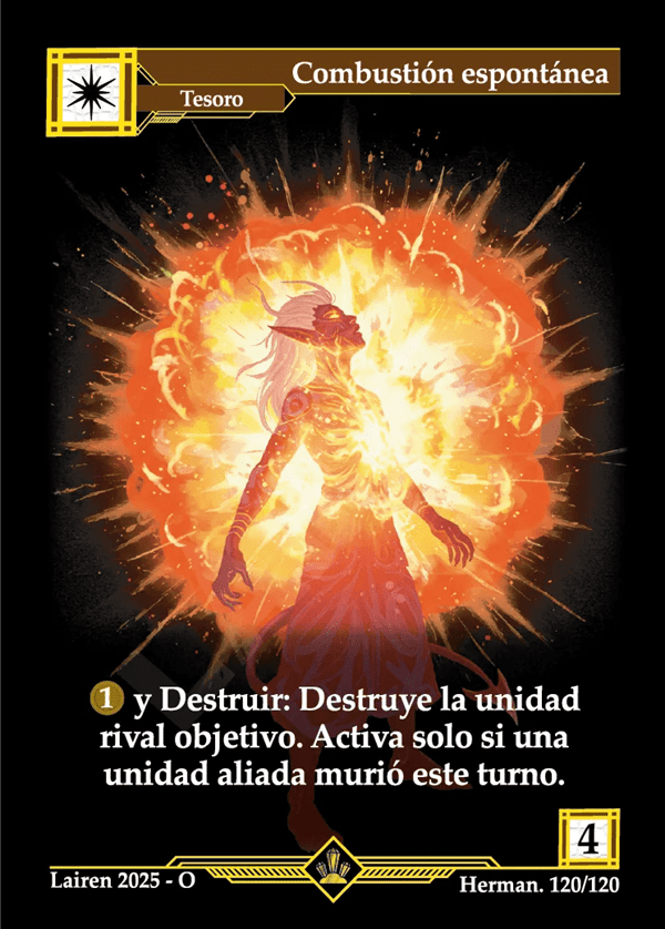 120 Combustion Espontanea #1