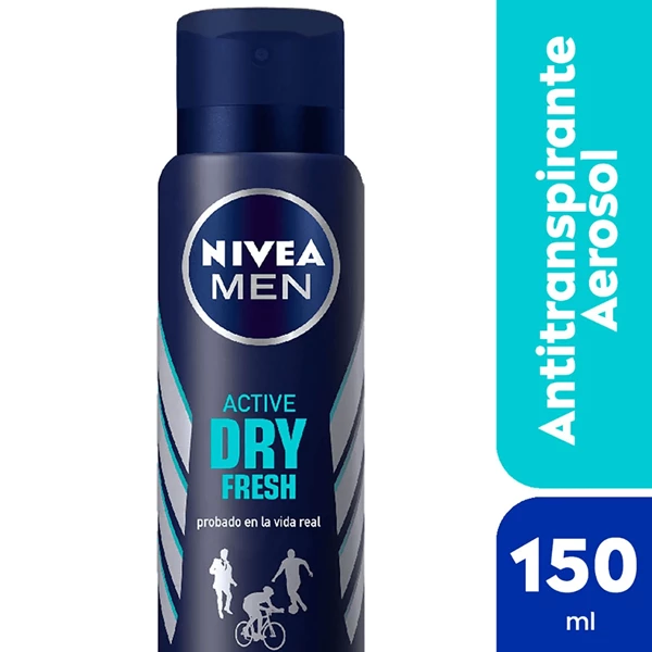 Desodorante Antitranspirante Nivea Men Dry Fresh Sin Siliconas x 150 ml