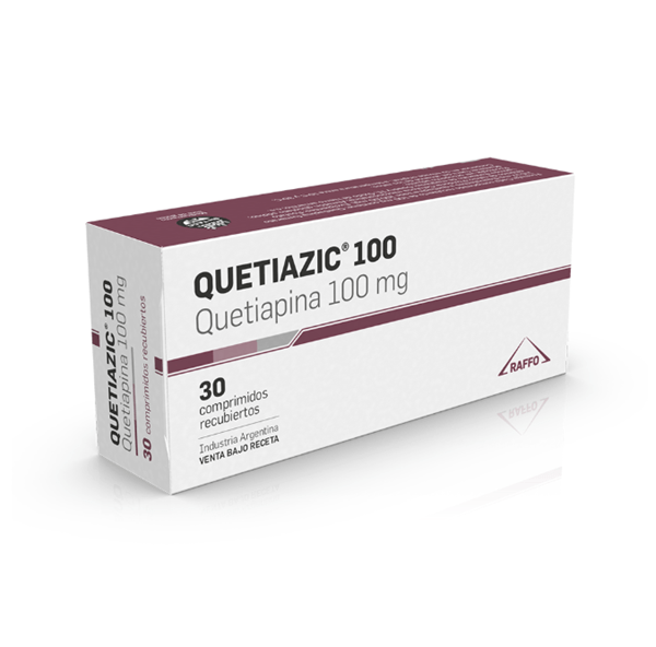 Raffo Quetiazic 100 Mg | 30 Comprimidos | Quetiapina #1