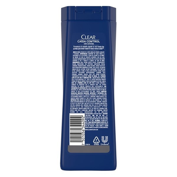 Shampoo Anticaspa Clear Caida Control x 400 ml alt