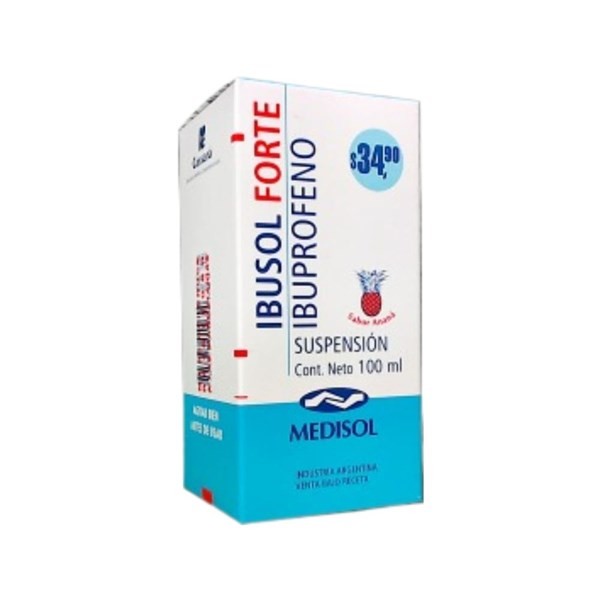 Medisol Ibusol Forte Ibuprofeno Suspensión x 100 ml #1