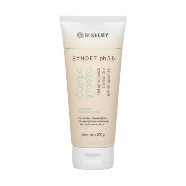 SYNDET PH 5,5 GEL LIMPIEZA CUERPO Y ROSTRO 210GR #1