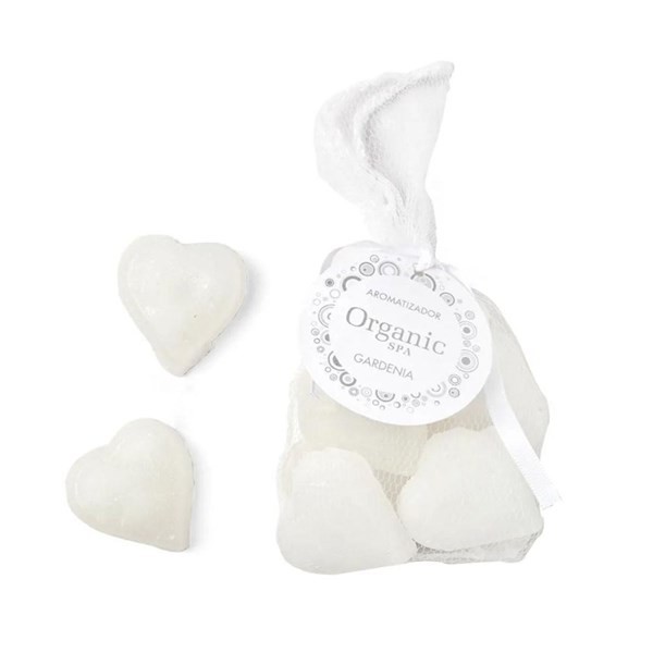 Organic Spa Aromatizante Corazones Gardenia #1