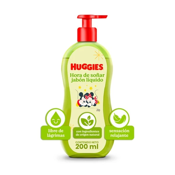 Huggies Jabón Líquido Hora de Soñar Manzanilla 200 ml alt
