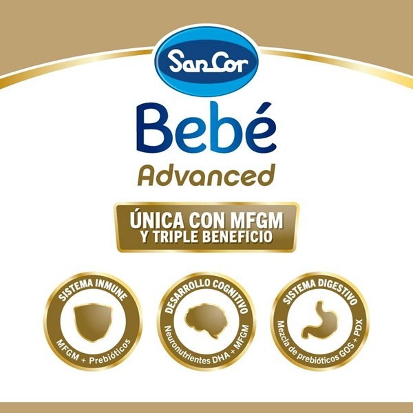 Fórmula Infantil Sancor Bebé Advance +12 Meses x 1 l alt