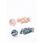 Mazz Perlas Húmedas Con Glitter de Fácil Aplicación Éxtasis Extasis:Gris Metal Y Euphoria: Rosada Metal #1