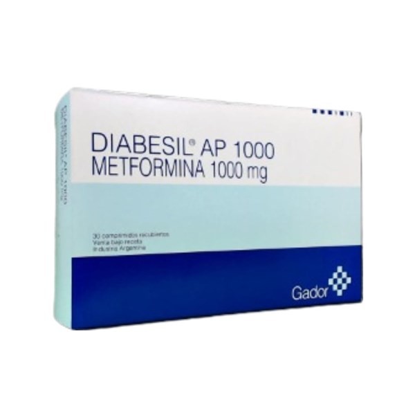 Gador Diabesil Ap 1000 Ap 1000 Mg Metformina x 30 Comp Recubiertos #1