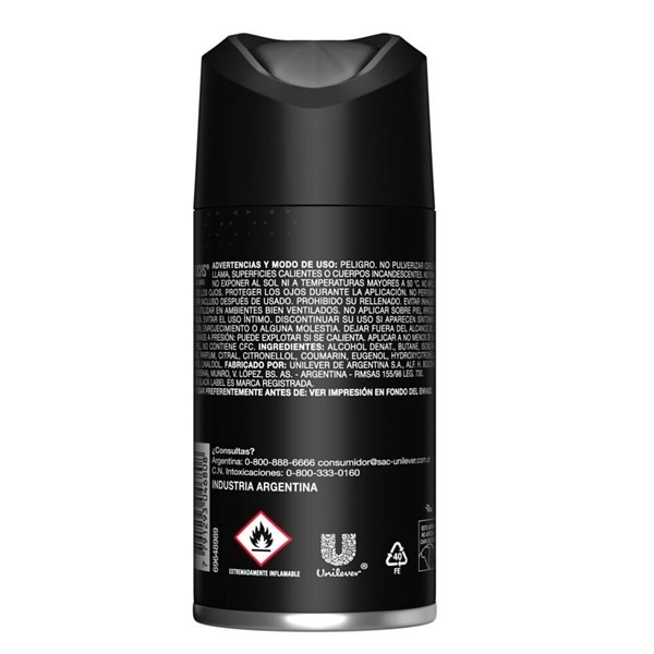 Desodorante Patrichs Black Label En Aerosol X 150 Ml alt