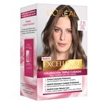 Excellence Kit Coloracion 7.11 Rubio Ceniza Profundo #1