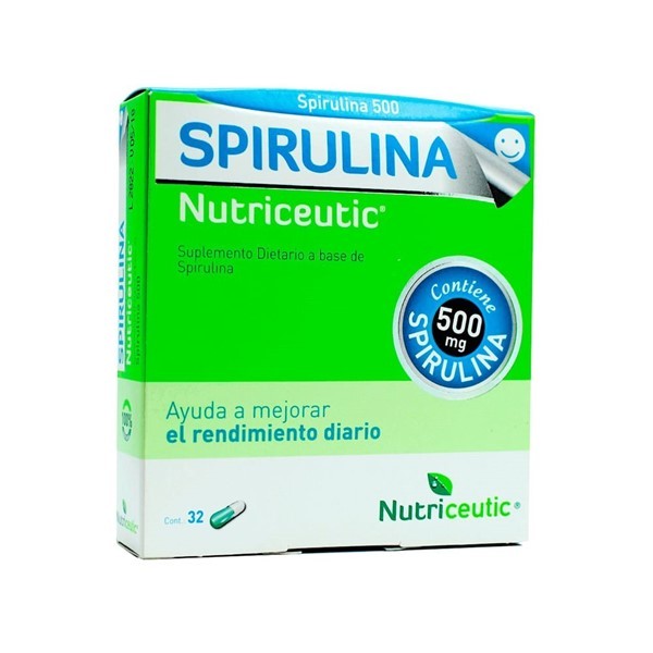 Nutriceutic Spirulina 32 capsulas #1