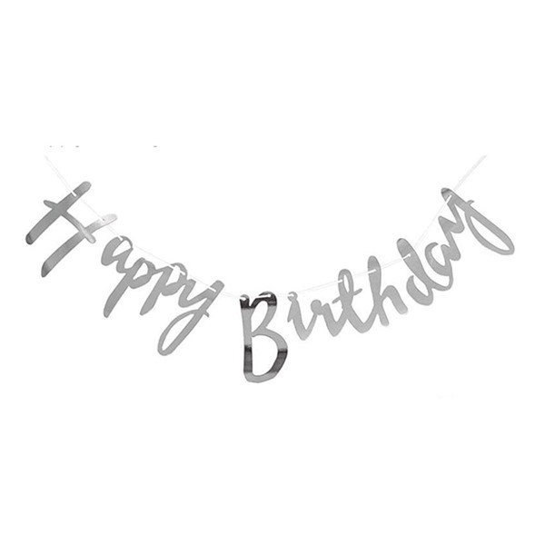 Banderín Simplicity Happy Birthday Metelizado #1