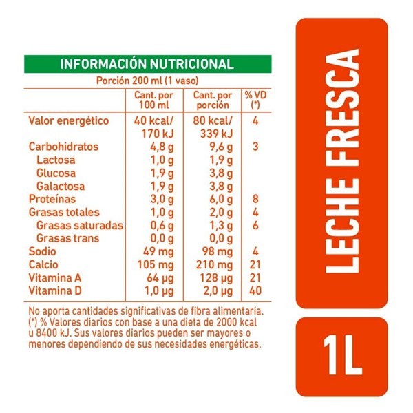 Leche La Serenisima Parcialmente Descremada 1 L alt