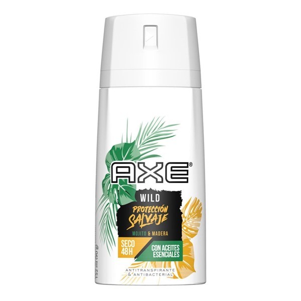 Antitranspirante Axe Wild Protección Salvaje en Aerosol x 152 ml
