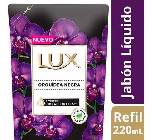 Lux Orquidea Negra Jabón Líquido Repuesto x 220 ml #1