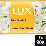 Jabon De Tocador Lux Glicerina Manzanilla 3x90 Gr #1